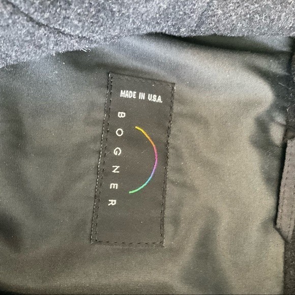 VTG Bogner Suede Embroidered Women’s Belted Ski Jacket Black Red 80s/90s Vintage - Picture 9 of 12